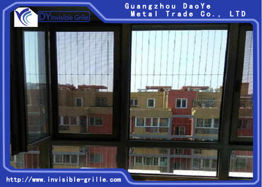Grils de fenêtre décoratifs en métal de sécurité élevée fournissant une meilleure vue