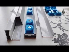 Rail en aluminium pour grille invisible