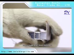 AG4 1.4mm avec 304 vis avec le gril invisible de double de protection de sécurité anti balcon bleu de rouille