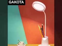 Lampe de table LED pliable réglable à bras pour chambre à coucher comme l'image