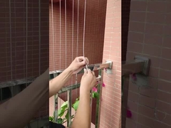 Parement pour corde horizontale 316 Corridor de fil Invisible accessoires de grille