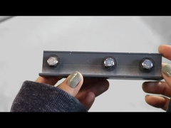 Résistance à l' éclairage à une seule plaque, grille invisible, voie ferrée en aluminium