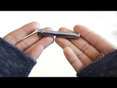 Profilé de glissière en aluminium robuste pour grilles invisibles