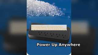 Extension de prise de courant portable, alimentation sûre