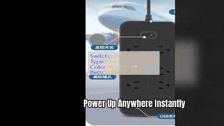 Prise de courant portable avec chargement rapide USB