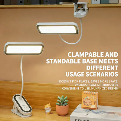 Lampe de table LED pour chambre d'étude 2W 10W Certifiée CE FCC Lampe de bureau à économie d'énergie adaptée à la lecture et au travail dans la chambre