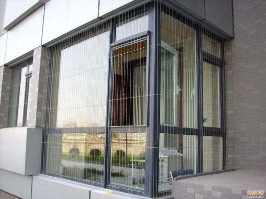 Grille en acier massif de 6 m, câble en acier inoxydable, panneau en treillis métallique de la plus haute qualité, conçu pour une utilisation industrielle et de sécurité à long terme