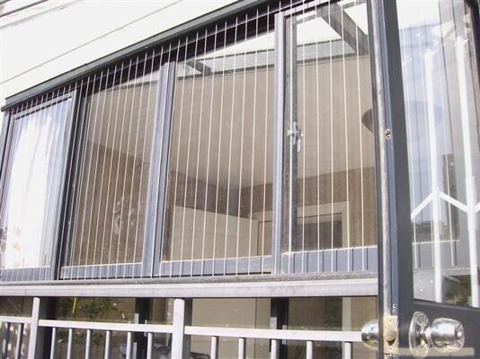 Grille Invisible fixe en aluminium, taille 6m, épaisseur de fil 2.0mm, maille de protection solide pour fenêtres, balcons et portes