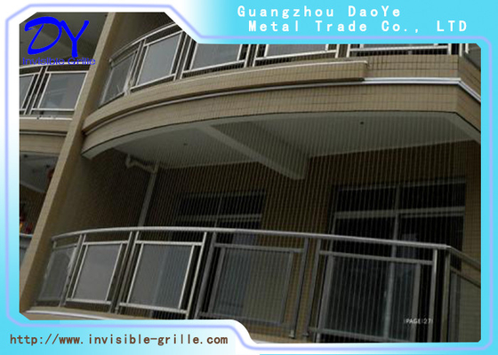 Fabrique balcon grille invisible garde-corps de sécurité pour enfants 316 fil d'acier fenêtre de protection