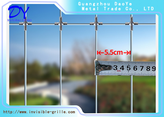 Traitement par poinçonnage Grille de balcon invisible en acier inoxydable