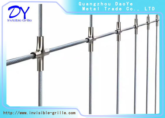 fenêtre sûre moderne grille invisible anodisant 2,0 mm 3,0 mm rails en aluminium
