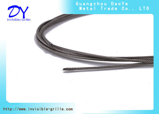 Couche en nylon 316 7x7 fil en acier inoxydable de 2,0 mm EX-WORK fil flexible pour les applications maritimes industrielles et commerciales