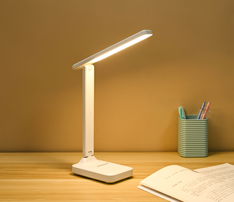 Lampe de table pliable à bras réglable 5500 Kelvin à commande tactile avec 10 ampoules pour un éclairage clair