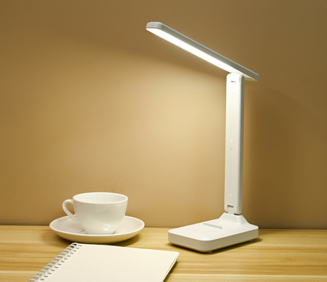 Lampe de table pliable à bras réglable 5500 Kelvin à commande tactile avec 10 ampoules pour un éclairage clair