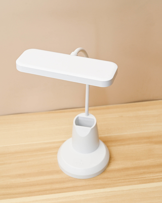 Lampe de table USB pliable à bras réglable avec commutateur de commande tactile