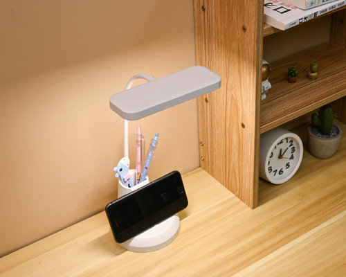 Lampe de table à LED à commande tactile avec 6500-8000K température de couleur 5W Puissance 10 ampoules Petites lampes de table