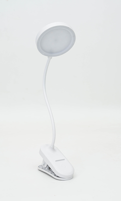 Lampe de table de chambre à coucher réglable à bras avec contrôle tactile de brillance à trois niveaux