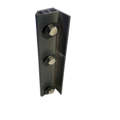 Tracé de rail en aluminium avec 12 1 structures et des cadres en aluminium robustes