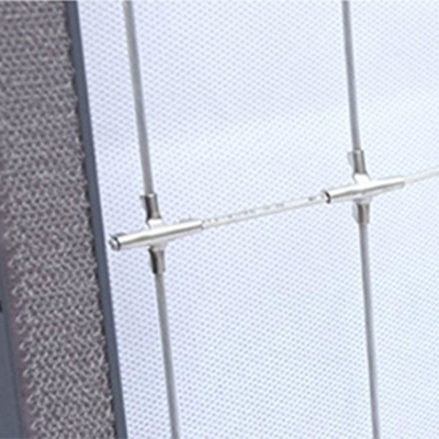 Balcon à grille invisible en acier inoxydable 316 pour alarme contre les cambrioleurs