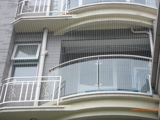 Grilles de balcon à vue dégagée avec une capacité de 100 kg Grille de balcon invisible