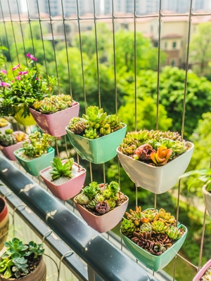 Grilles de balcon à vue dégagée avec une capacité de 100 kg Grille de balcon invisible