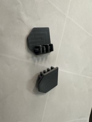 Sécurité Grilles invisibles Cap de fin de voie en aluminium