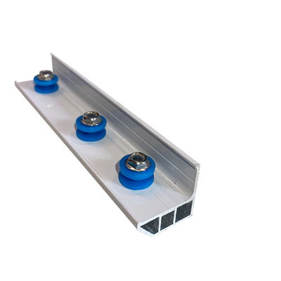 Blanc / Noir / Transparent Fil de couleur de rail en aluminium avec largeur personnalisable