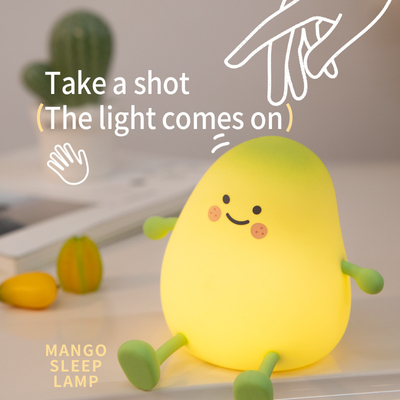 Petite lampe de nuit Mango Cute avec charge USB Temps d'utilisation 5h-40h