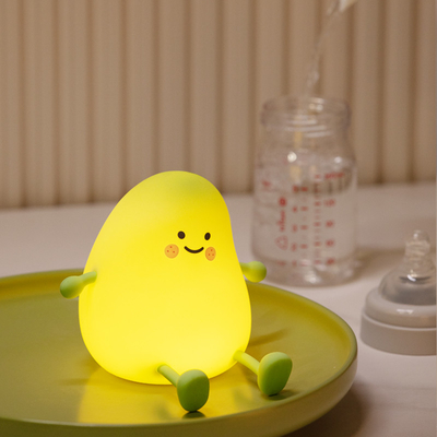 Cute design Cute lampe de nuit avec petit design de mangue et 18650 batterie au lithium 5h-40h Temps d'utilisation