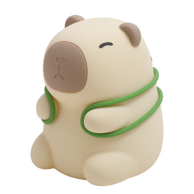 Logo personnalisé Capybara enfants cadeau chambre à coucher mignonne lampe douce couleur dégradé chien lumière de nuit en silicone