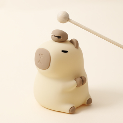 Cute Silicone Capybara Lumière de nuit Lumière de nuit pour enfants Cadeau USB Rechargeable Lumière de nuit pour animaux de silicone