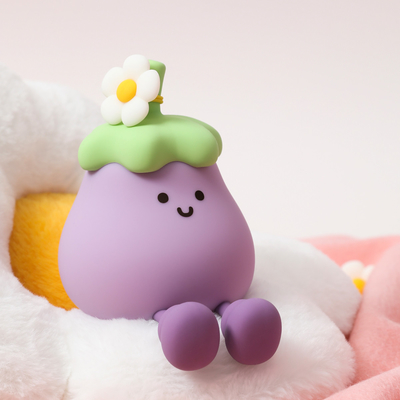 Les légumes Petits aubergines Lampes de silicone USB chambre à coucher rechargeable Lit de chevet Lumières de nuit pour cadeaux