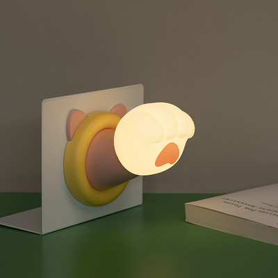 Fabrique Cute contrôle du sommeil CAT PAW USB lampes de chambre lampe de silicone rechargeable Touch Light Silicone Night Light