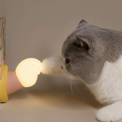 Fabrique Cute contrôle du sommeil CAT PAW USB lampes de chambre lampe de silicone rechargeable Touch Light Silicone Night Light