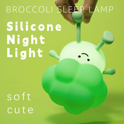 Lumière de nuit en silicone rechargeable lampe de chevet légumière à 3 niveaux de bronzage