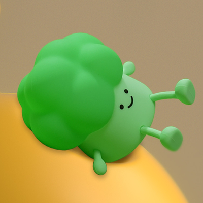 Cute dessin animé brocoli pour accompagner les enfants à dormir lumière de nuit de silicone lampe de lit rechargeable légumes
