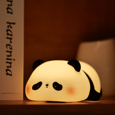 Personnalisation Lumière de nuit en silicone Panda USB Rechargeable Table Led Lamp Lumière de nuit Lumières de nuit en silicone Pour la chambre des enfants