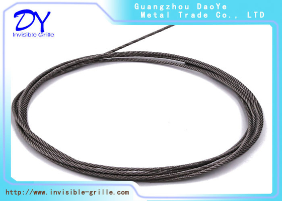 Vue sans obstacle Réglage de balcon invisible Cables en acier inoxydable de qualité supérieure