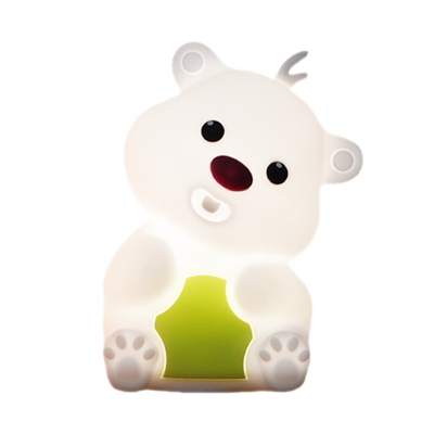 Lumière de nuit en silicone Pat avec l'atmosphère de sommeil Lumière créative Jouet festif Lumière décorative Le jour des enfants Cadeau de Noël