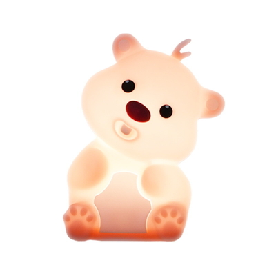 Lumière de nuit en silicone Pat avec l'atmosphère de sommeil Lumière créative Jouet festif Lumière décorative Le jour des enfants Cadeau de Noël