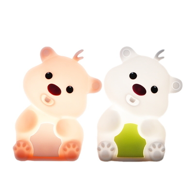 Lumière de nuit en silicone Pat avec l'atmosphère de sommeil Lumière créative Jouet festif Lumière décorative Le jour des enfants Cadeau de Noël