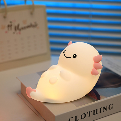 Design moderne Silicone Nuit Cute LED chaude Blanc Nuit colorée pour les enfants Chambre à coucher Contrôle tactile
