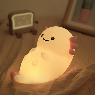 Design moderne Silicone Nuit Cute LED chaude Blanc Nuit colorée pour les enfants Chambre à coucher Contrôle tactile
