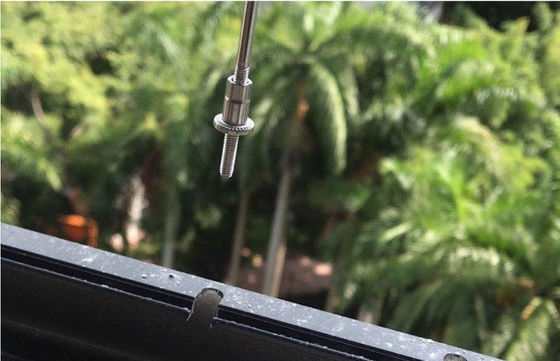 Highest Grade Stainless Steel Cable Solid Steel Wire Grill Milk White Black Grey Heavy Duty Wire Mesh Panel Corrosion Resistant