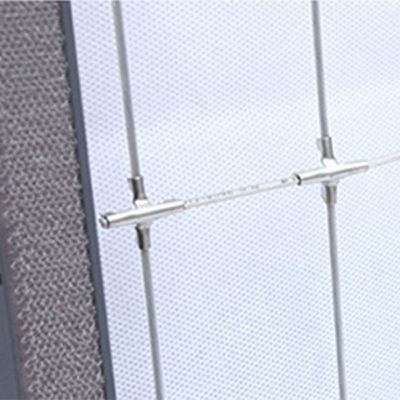 Acier résistant à la corrosion 316 fils balcon grille invisible
