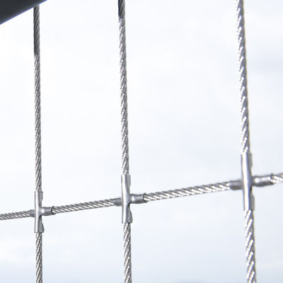 Fil d'acier inoxydable 316 de 2,0 mm pour grille de sécurité invisible de balcon/fenêtre d'immeuble de grande hauteur