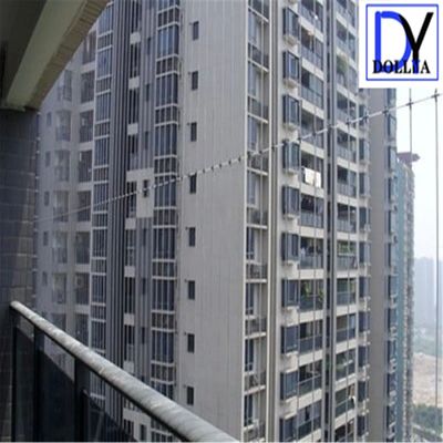 Grille invisible de fenêtre en acier inoxydable 316 avec 400 kg d'impact de traction et 5 cm d'écart entre les fils