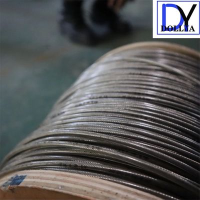 Balcon en acier inoxydable de qualité 316 Grille invisible de 6 m de longueur et d'un écart de 5 cm pour des raisons de sécurité