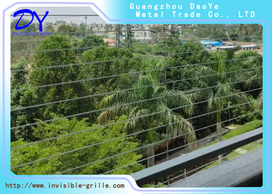 Grille de sécurité invisible barrière de protection invisible conçue tout en maintenant l'harmonie esthétique