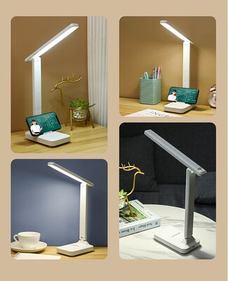 Lampe de chevet LED avec chargement USB, lumière de lecture pour enfants, lampe d'étude pour dortoir, éclairage de nuit